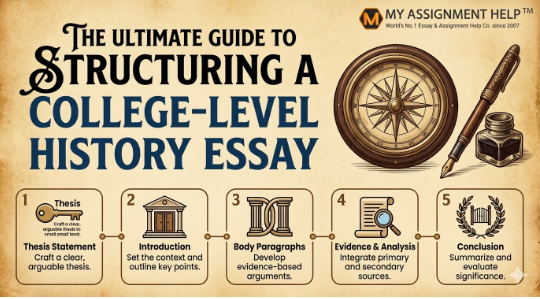 college history essay structure